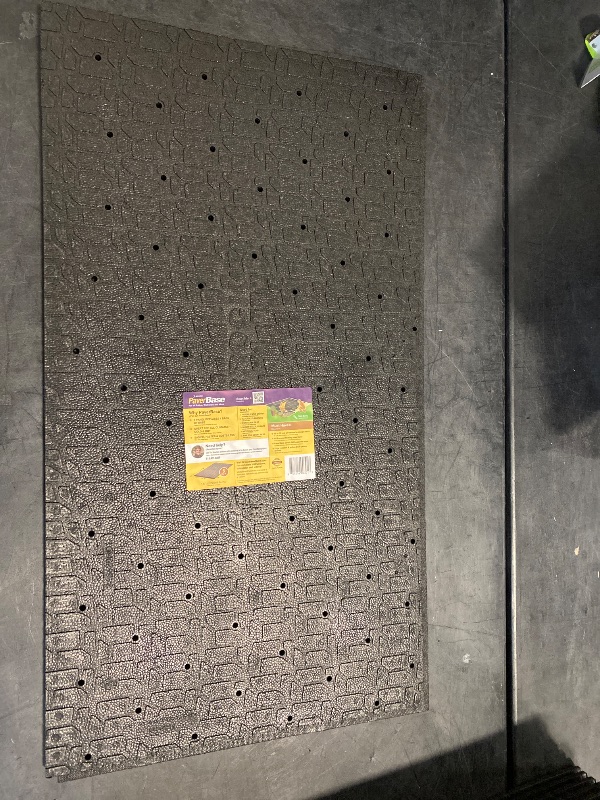 Photo 1 of 20.04 in. x 36 in. Black Brock Paver Base Panel (2 Pack)