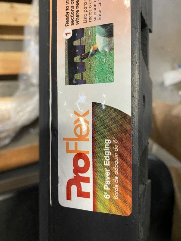 Photo 1 of 6 ft. Paver Edging in Black