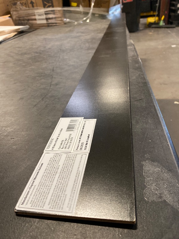 Photo 1 of Avondale/Leyton 90 in. W X 4.5 in. H Toe Kick in Raven Black
