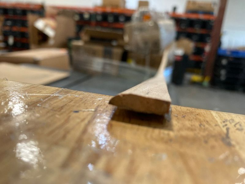 Photo 1 of 91.5 in. W x 0.75 in. H Scribe Molding in Unfinished Beech