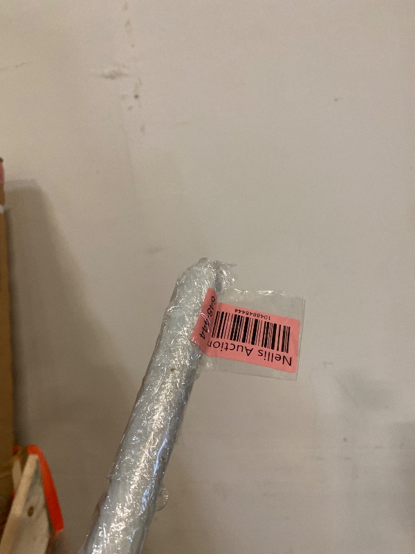 Photo 1 of 96 in. W White Heavy-Duty Steel Closet Rod