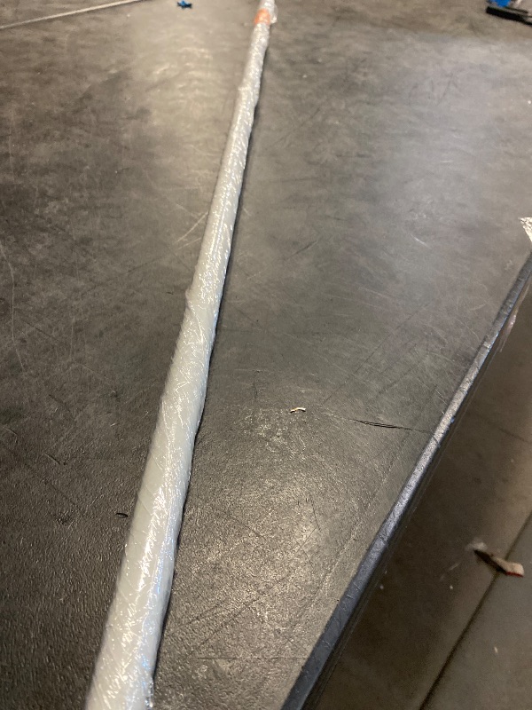 Photo 1 of 96 in. W White Heavy-Duty Steel Closet Rod