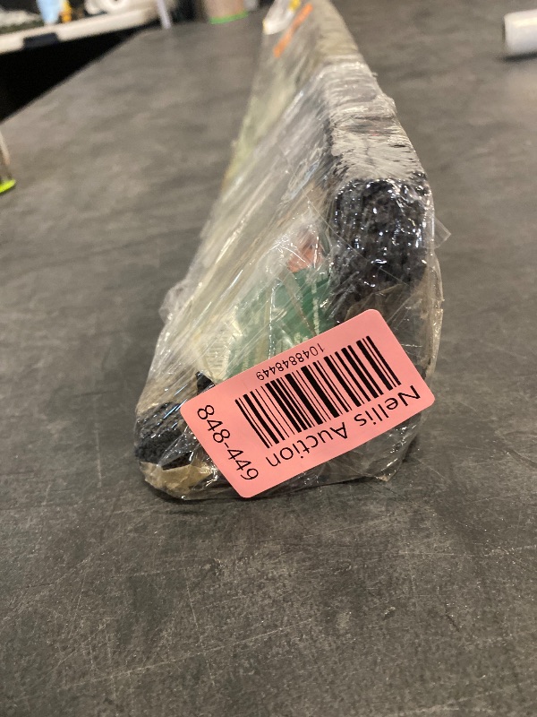 Photo 1 of 48 in. X 3 in. X 3 in. Black Brickface Rubber Landscape Edging