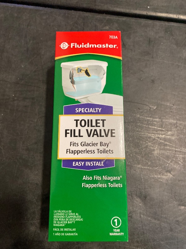 Photo 1 of Fluidmaster 703AP4 Specialty Toilet Fill Valve for Glacier Bay and Niagara Conservation Flapperless Toilets