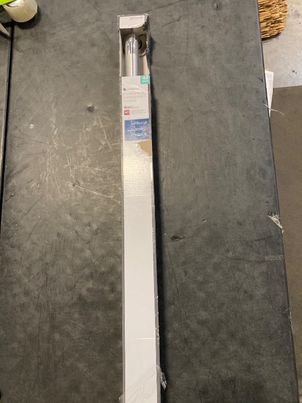 Photo 1 of 42 in. X 1-1/2 in. Concealed Peened ADA Compliant Grab Bar in Polished Stainless Steel