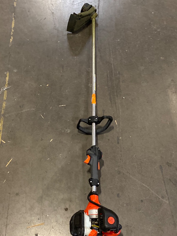 Photo 1 of 21.2 cc Gas 2-Stroke Straight Shaft String Trimmer with Rapid-Loader Trimmer Head and 16 in. Cutting Swath