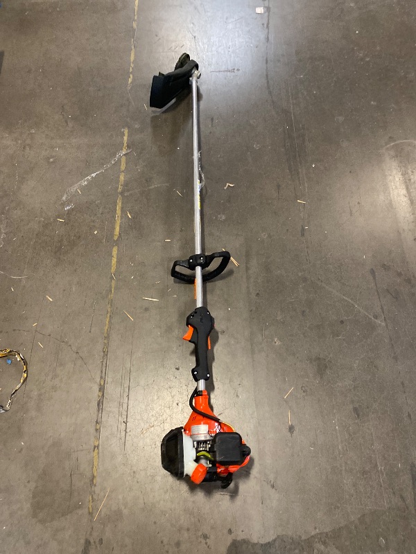 Photo 1 of 21.2 cc Gas 2-Stroke Straight Shaft String Trimmer with Rapid-Loader Trimmer Head and 16 in. Cutting Swath