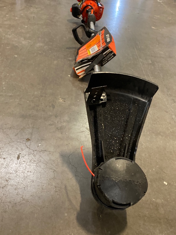 Photo 1 of 21.2 cc Gas 2-Stroke Straight Shaft String Trimmer with Rapid-Loader Trimmer Head and 16 in. Cutting Swath