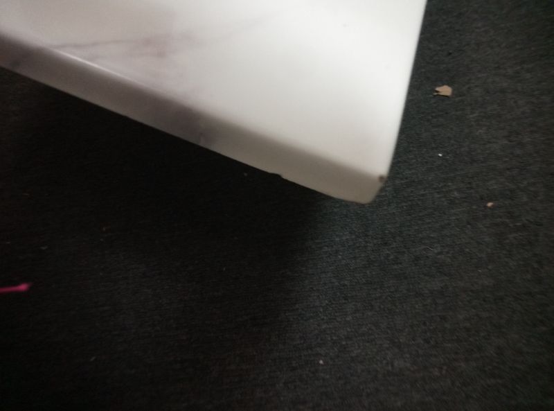 Photo 1 of 49 in. W x 22 in. D Engineered Stone Composite White Rectangular Undermount Single Sink Vanity Top in Toscana
