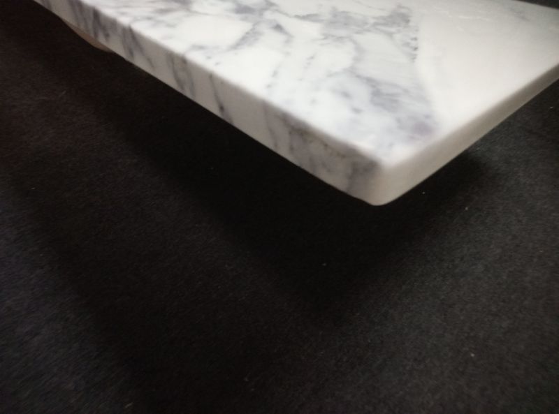 Photo 1 of 49 in. W x 22 in. D Engineered Stone Composite White Rectangular Undermount Single Sink Vanity Top in Toscana
