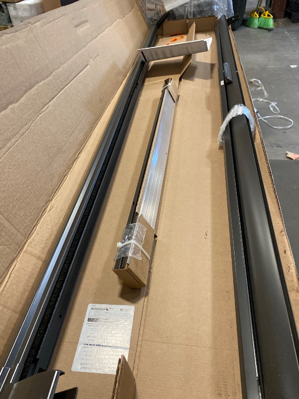 Photo 1 of 36 in. x 80 in. LuminAire Bronze for Single Entry Door 32 in.-36 in. Universal Handed Aluminum Retractable Screen Door