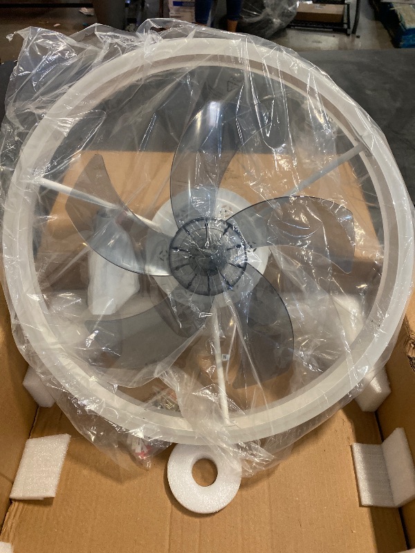 Photo 1 of Ceiling Fan with Dimmable LED Light, Modern and Simple LED Invisible Fan Light, Silent Remote Control Dimming, A Must-Have for A Cool and Comfortable Home
