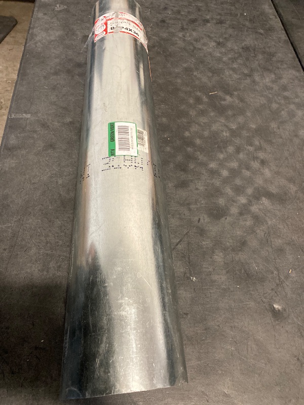 Photo 1 of 4 in. X 3 Ft. Round Metal Duct Pipe