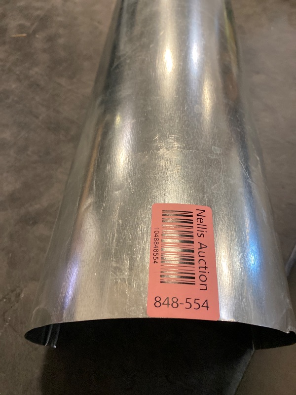 Photo 1 of 4 in. X 3 Ft. Round Metal Duct Pipe