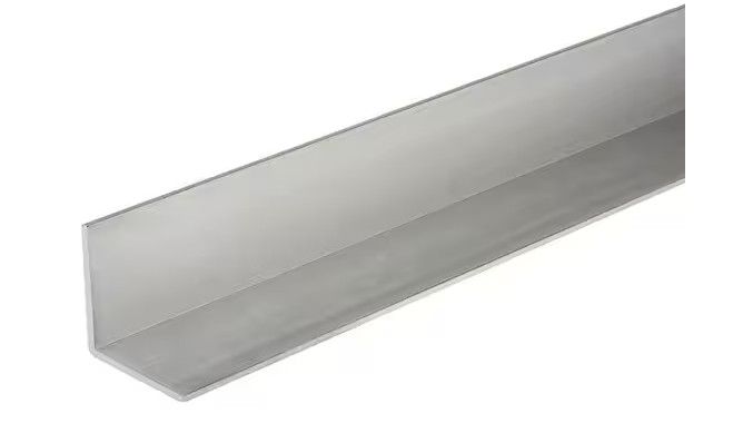 Photo 1 of 1 in. x 4 ft. - 1/16 in. Thick Aluminum Angle
