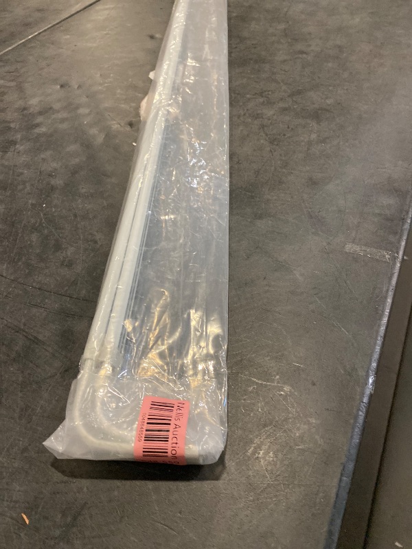 Photo 1 of 48 in.-84 in. 2 Pack Curtain Rod in White