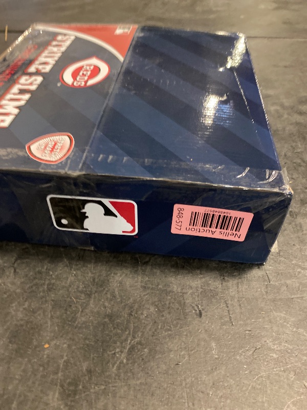 Photo 1 of Box of MLB Cincinnati Reds Strike Slime Qty 12 Each Baseball Container is Sealed
