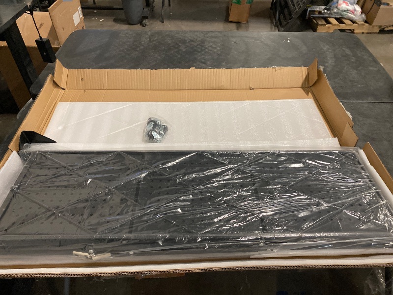 Photo 1 of Foldable Storage Shelf with Wheels — Metal Collapsible Shelving Unit, Rolling Cart for Kitchen Pantry, Closet & Office Storage, 4-Tier Powder-Coated Mobile Organizer (90 lb/level)?Black