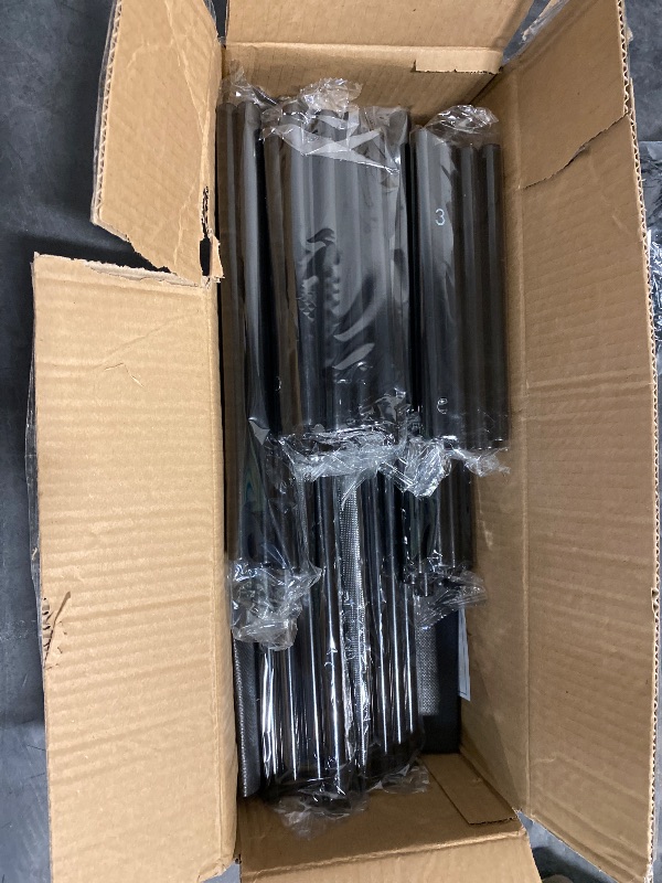 Photo 1 of LANTEFUL 10 Tiers Tall Shoe Rack 20-25 Pairs Boots Organizer Storage Sturdy Narrow Shoe Shelf for Entryway, Closets with Hooks, Black