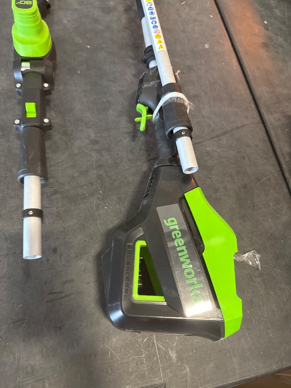 Photo 1 of Greenworks 80V Gen 2 Polesaw/Pole Hedge Combo Kit