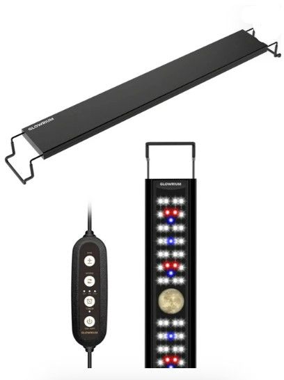 Photo 1 of GLOWRIUM® Full Spectrum LED Aquarium Light for Plant Aquarium With Day/Moon Modes-A3

