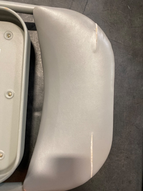 Photo 1 of Cosco Gray Residential Standard Metal Folding Chair with Padded Seat (Indoor)