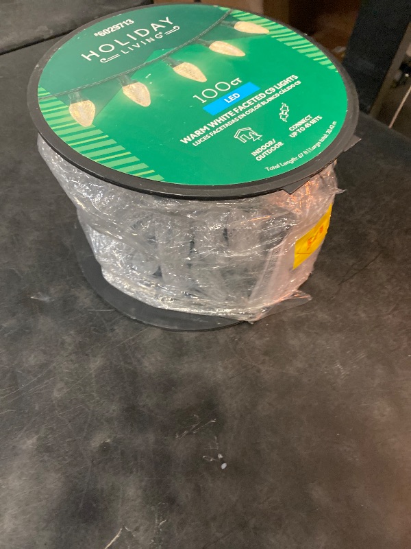 Photo 1 of Holiday Living 100-count 66-ft White LED String Christmas Lights