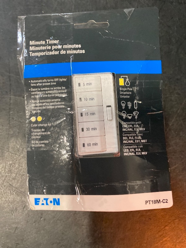 Photo 1 of Eaton 15 -Amps 120-volt Indoor Programmable Countdown Digital Lighting Timer