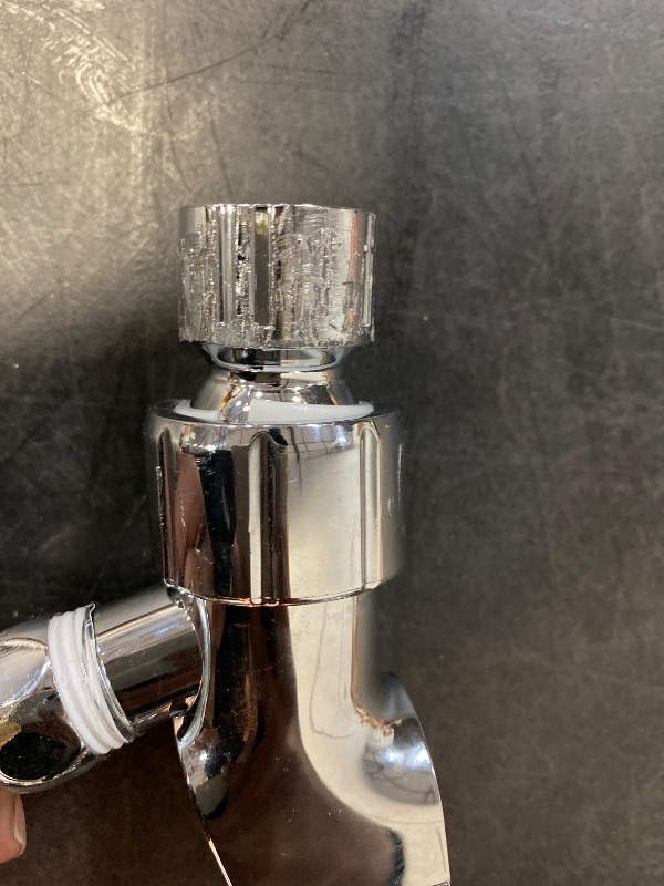 Photo 1 of allen + roth Nevis 6 -Spray Chrome 4-in Round Handheld Shower Head 1.8 GPM