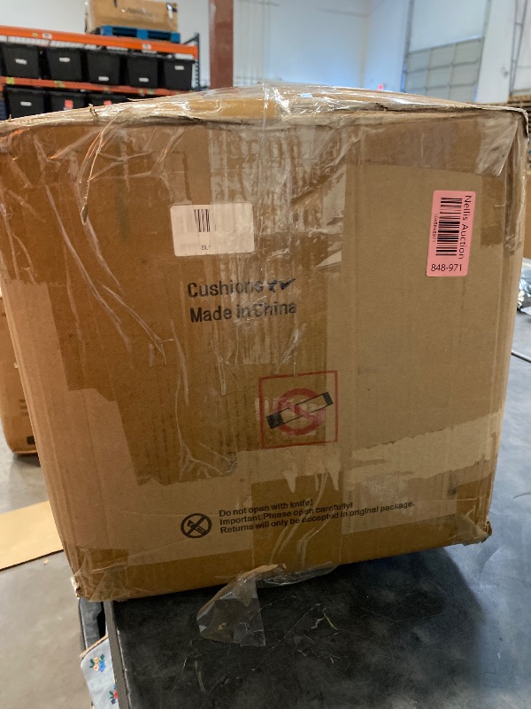 Photo 1 of 2 Packs Outdoor Patio Chair Deep Seat Cushions 23'' x 24'' with Removable Cover, Water and Fade Resistant, Navy