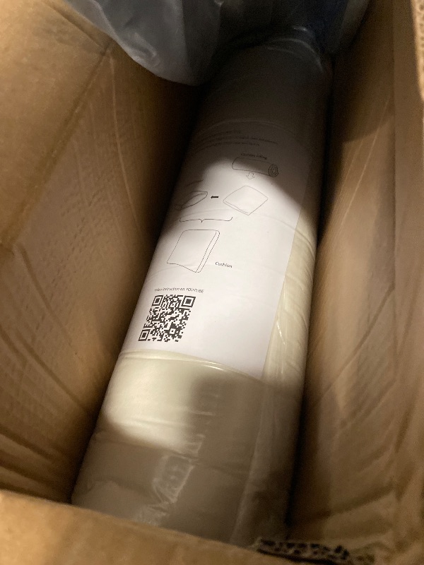 Photo 1 of 2 Packs Outdoor Patio Chair Deep Seat Cushions 23'' x 24'' with Removable Cover, Water and Fade Resistant, Navy