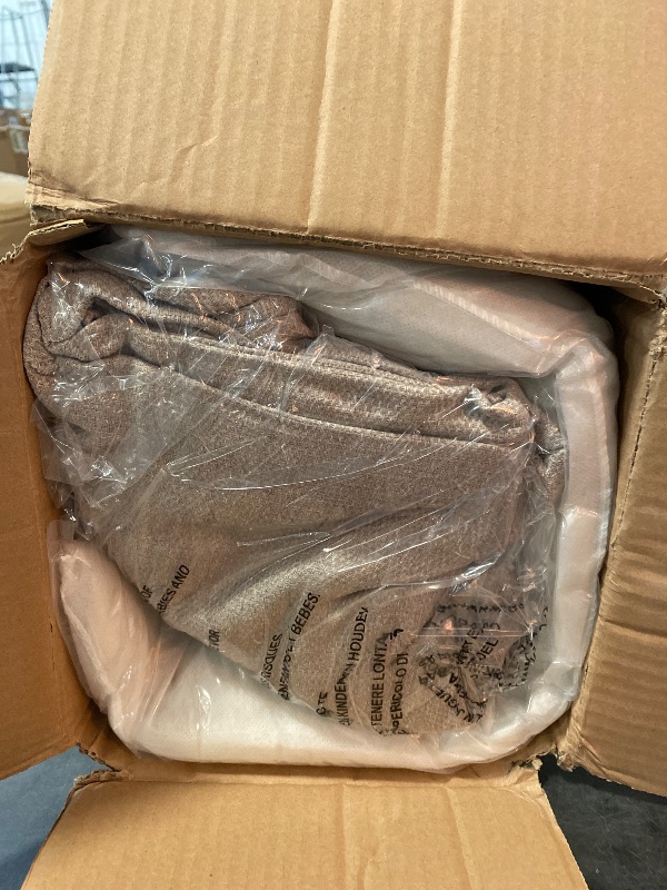 Photo 1 of Modern 22 in. x 25 in. 2-Piece Deep Seating Outdoor Lounge Chair Cushion Set in Beige (2-Piece)
