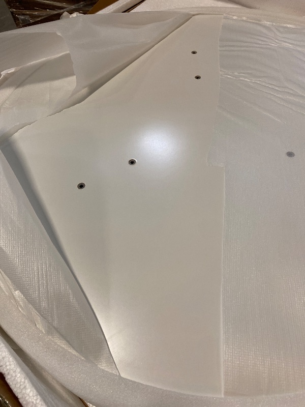 Photo 1 of 36 Inch Round White Coffee Table 