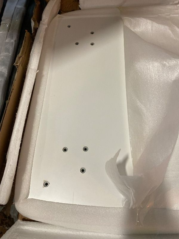 Photo 1 of Zons Table, White, 47x24x18 Inch