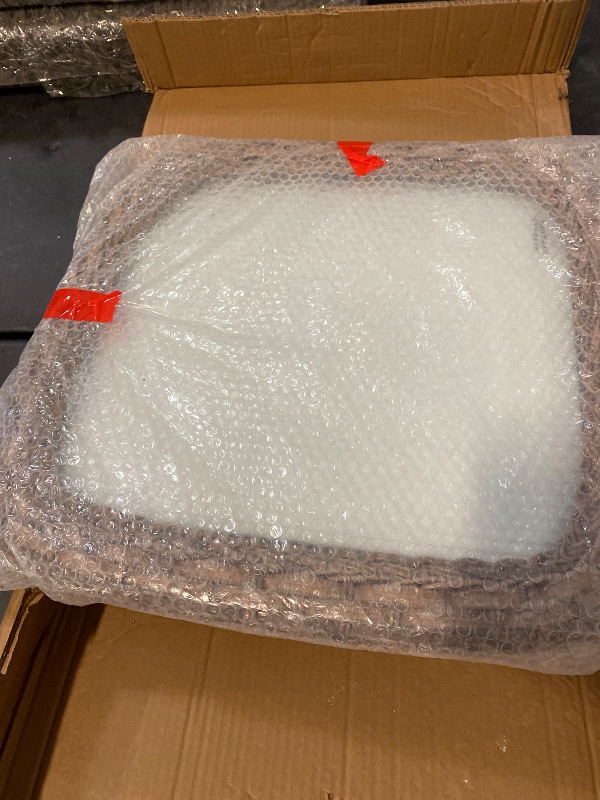 Photo 1 of ArcoBay Yellow Square Wicker Outdoor Side Table with Tempered Glass Top and Lower Wicker Storage Shelf
