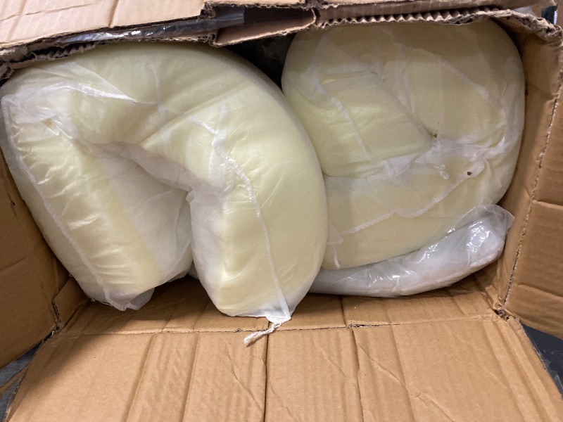 Photo 1 of 22 in. x 24 in. 2-Piece Deep Seating Outdoor Lounge Chair Replacement Cushion and Back Pillow in Gray
