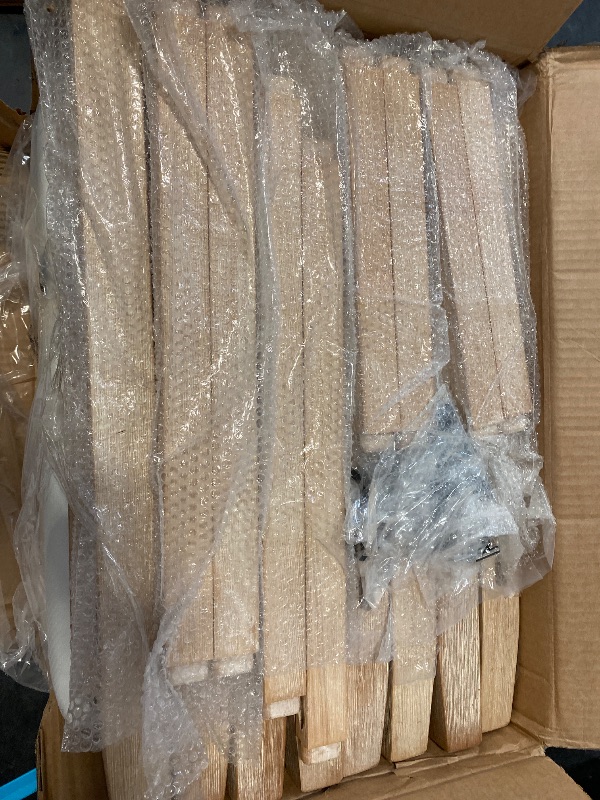 Photo 1 of MAISON ARTS Off White Counter Height 24 inch Bar Stools Set of 2 for Kitchen Counter Solid Wood Legs with Faux Leather Padded Seat Farmhouse Barstools for 34"-38" Counter Island Upholstered Stools
