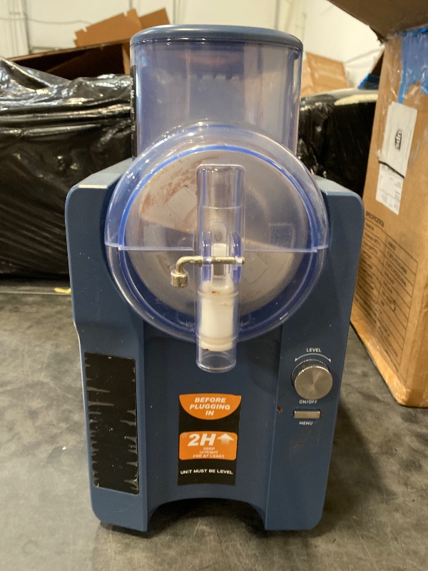 Photo 1 of 2-in-1 Slush and Ice Cream Maker - 6 Modes for Smoothies, Milkshakes, Cocktails, Margaritas, and Ice Cream, Double-Layer Tank, Ice Cream Cone Holder, Self-Cleaning - Perfect for Home Use
