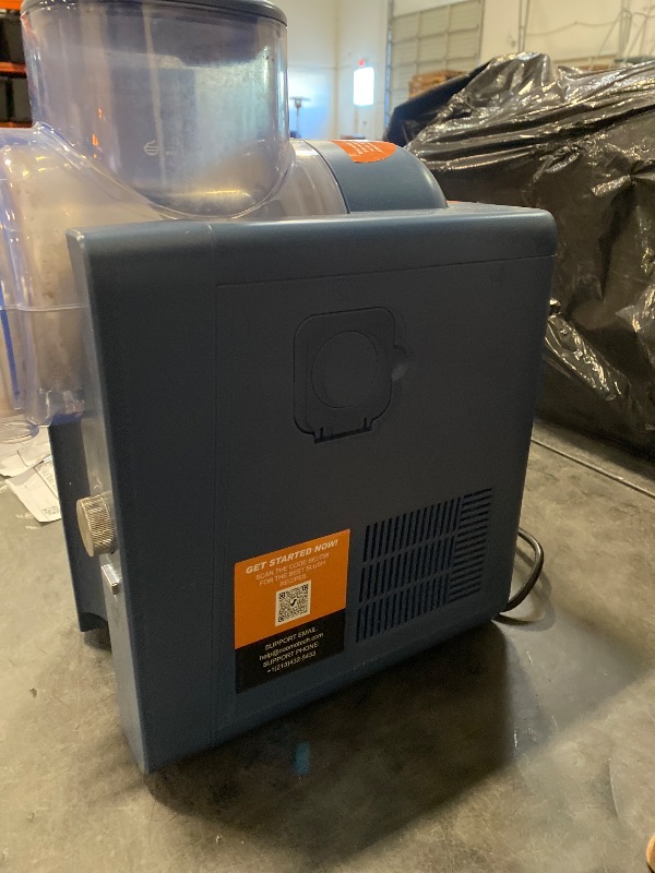 Photo 1 of 2-in-1 Slush and Ice Cream Maker - 6 Modes for Smoothies, Milkshakes, Cocktails, Margaritas, and Ice Cream, Double-Layer Tank, Ice Cream Cone Holder, Self-Cleaning - Perfect for Home Use
