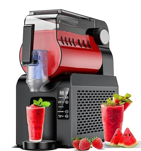 Photo 1 of 88 oz Slushie Maker Machine No Ice Needed All-in-One Frozen Drink Machine for Home 5 Smart Presets | Low Noise | Self-Cleaning | Ideal for Smoothies, Frappés, Milkshakes, Margaritas, Cocktails
