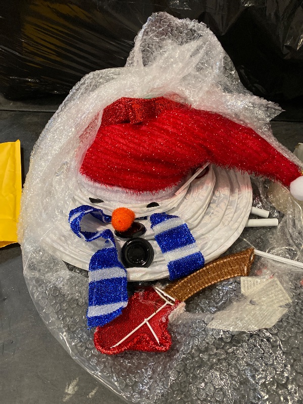 Photo 1 of 3 Piece Lighted Snowman