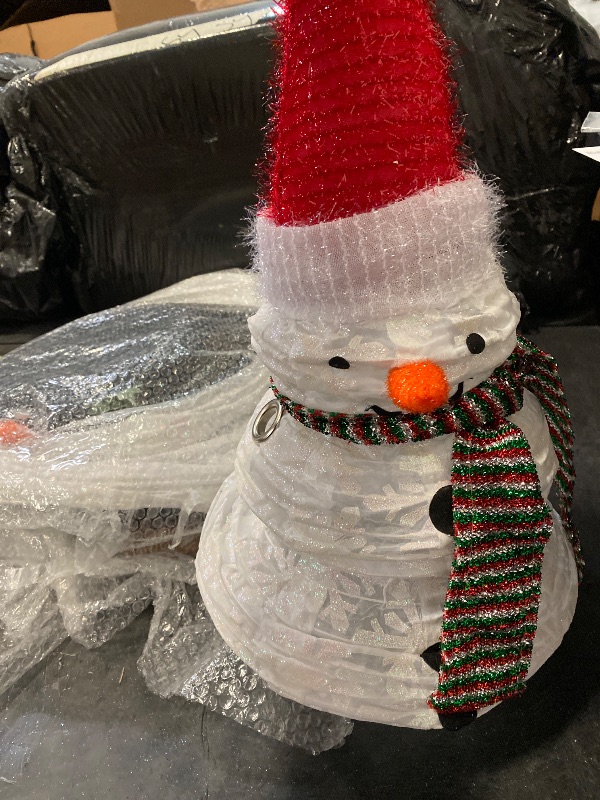Photo 1 of 3 Piece Lighted Snowman