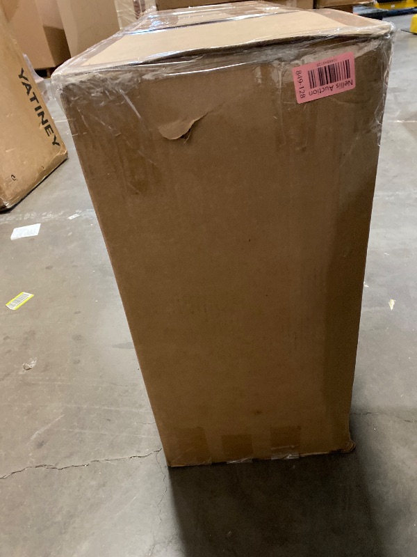 Photo 1 of Lamerge Bar Table Set for 4 Kitchen Table and Chairs Set, Industrial Dinner Table with 4 PU Upholstered Stools Kitchen Pub Table for Kitchen, Space Saving, Restaurant, Gold and White
