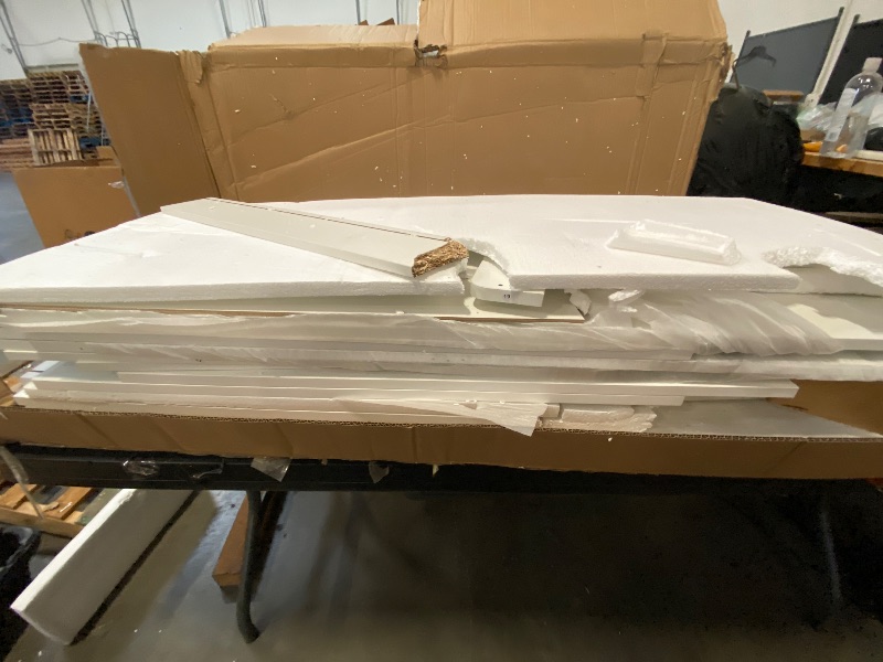 Photo 1 of Baby Dresser with Changing Table Top, Baby Changing Table Dresser with 5 Drawers and Adjustable Shelves, Multi-Functional Diaper Changing Station, Nursery Organizer for Kids Bedroom, White