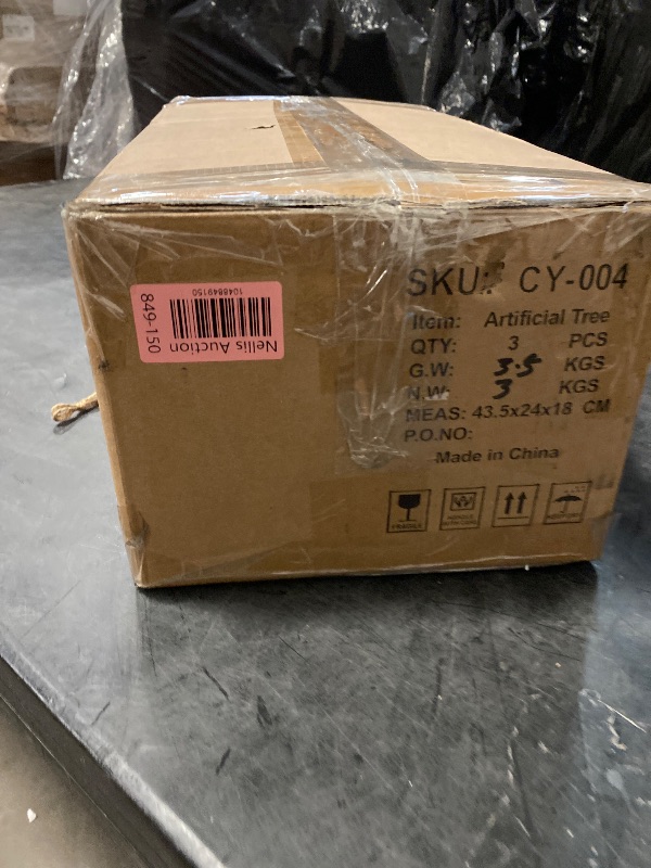 Photo 1 of  Lighted Willow Tree , Pack of 3, Colorful RGB LED Artificial Tree with Remote Control, Prelit Weeping Willow Christmas Decorations for Indoor Outdoor Yard Patio
