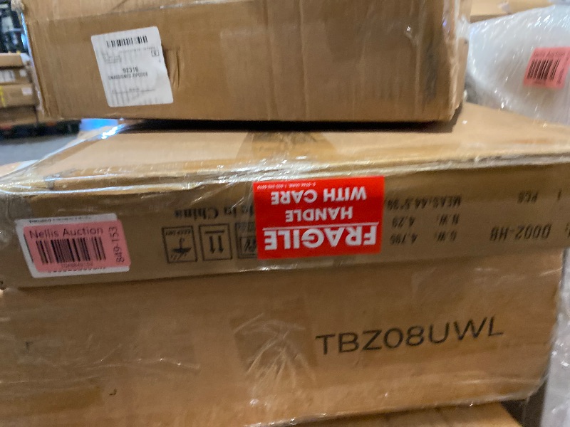 Photo 1 of Lamerge Faux Marble Side Table, 3 Tier Storage Side Table, Small Round Coffee Table, Bedside Table with Metal Frame for Living Room Bedroom, White , Black
