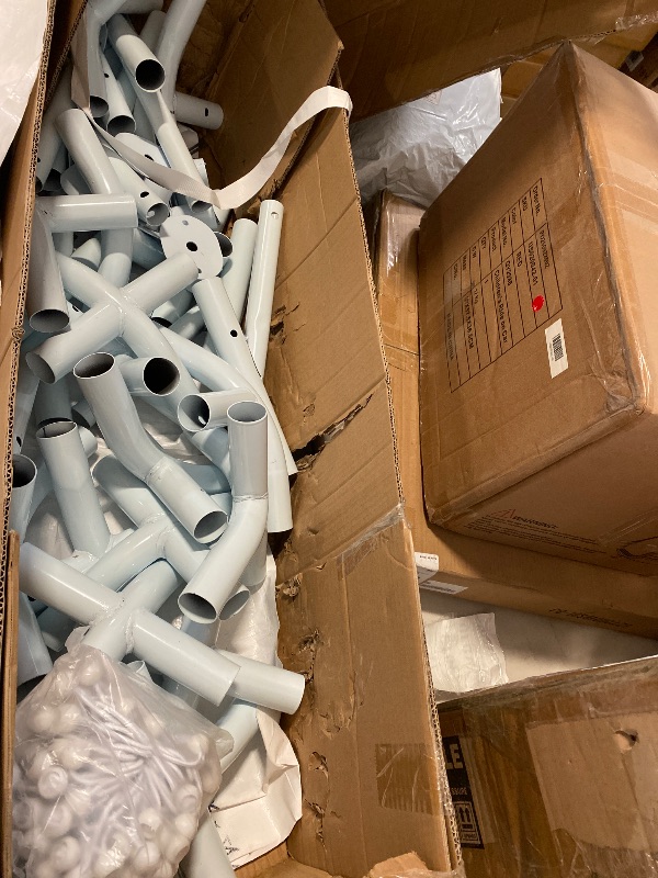 Photo 1 of (BOX 1 OF 2) 16 ft. x 32 ft. White Outdoor Canopy Gazebo
