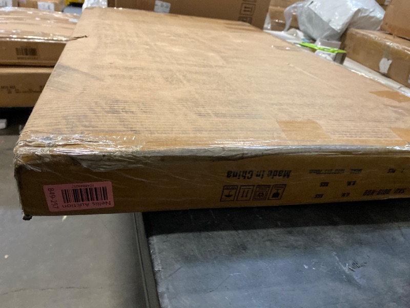 Photo 1 of AWQM Gray Coffee Table for Living Room with Round Corners, 2 Tier Living Room Table with Storage Shelf,Rectangular Coffee Table Center Table for Small Spaces,Easy Assembly
