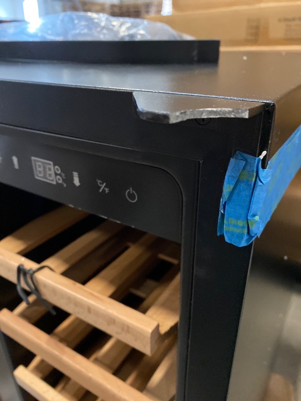 Photo 1 of 24 in. Dual Zone 18-Wine Bottles and 88-Can Built-In and Freestanding with French Door Beverage and Wine Cooler in Black
