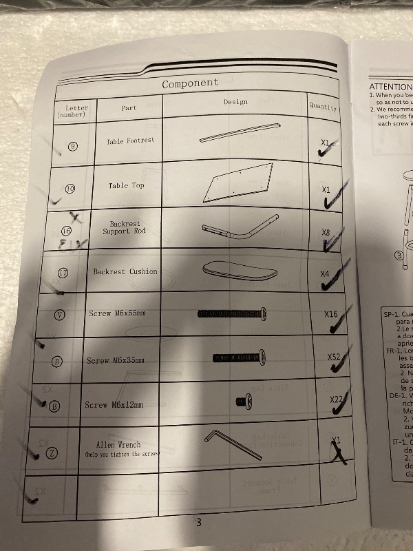 Photo 1 of New Bar Height Dining Table And Chair Set